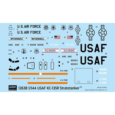 Academy 12638 1/144 USAF KC-135R Stratotanker